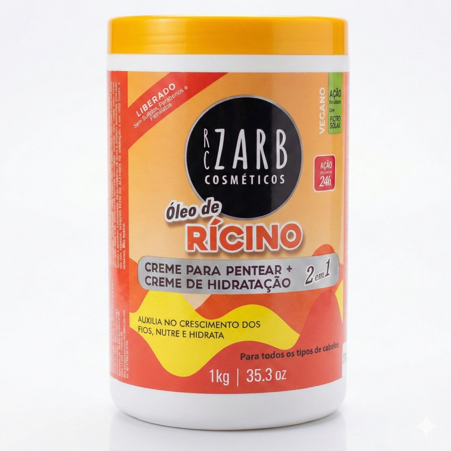 Creme 2 Em 1 Óleo De Ricino 1KG