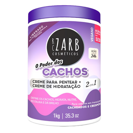 Creme 2 em 1 O Poder Dos Cachos 1KG