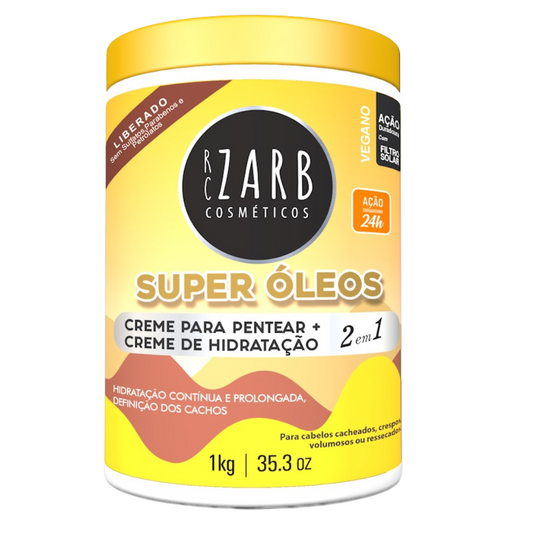 Creme 2 Em 1 Super Óleos Zarb 1KG